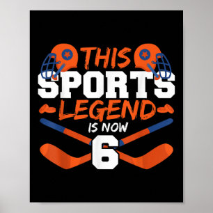 Affiche Cette légende du sport a maintenant 6 ans