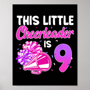 Affiche Cette petite meneuse de claque a 9 ans Joyeux anni