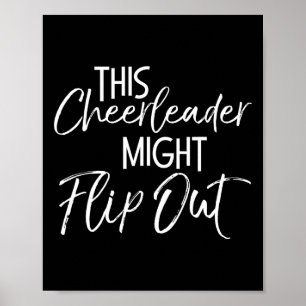 Affiche Cette pom-pom girl pourrait faire une culbute chee