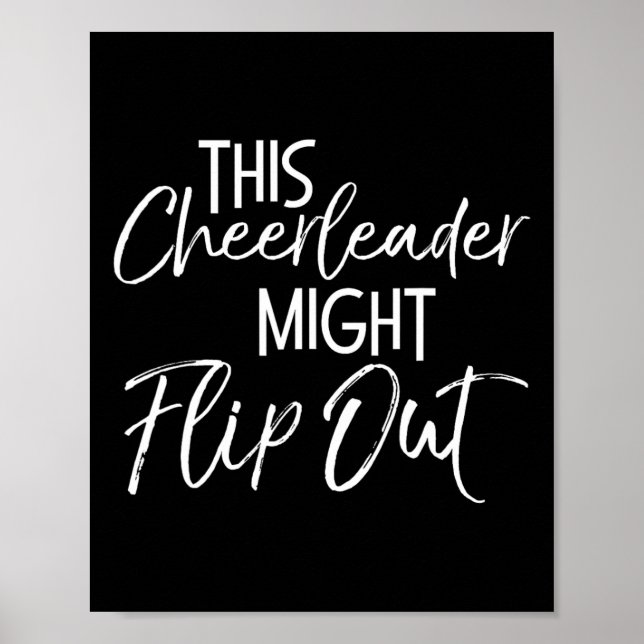 Affiche Cette pom-pom girl pourrait faire une culbute chee (Devant)
