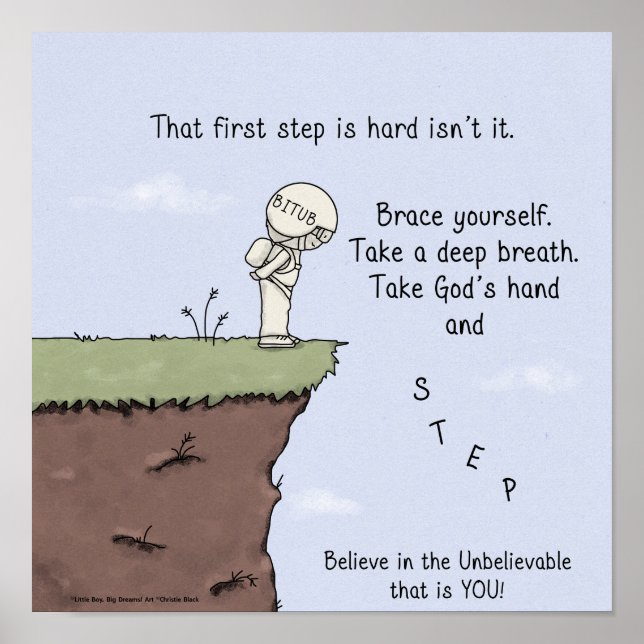 Affiche Cette première étape (Devant)