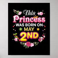 Cette Princesse Est Née Le 2 Mai Joyeux