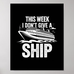 Affiche Cette semaine, je me fiche d'un navire Vacances de