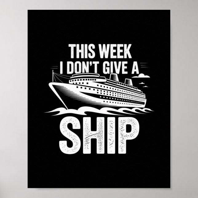 Affiche Cette semaine, je me fiche d'un navire Vacances de (Devant)