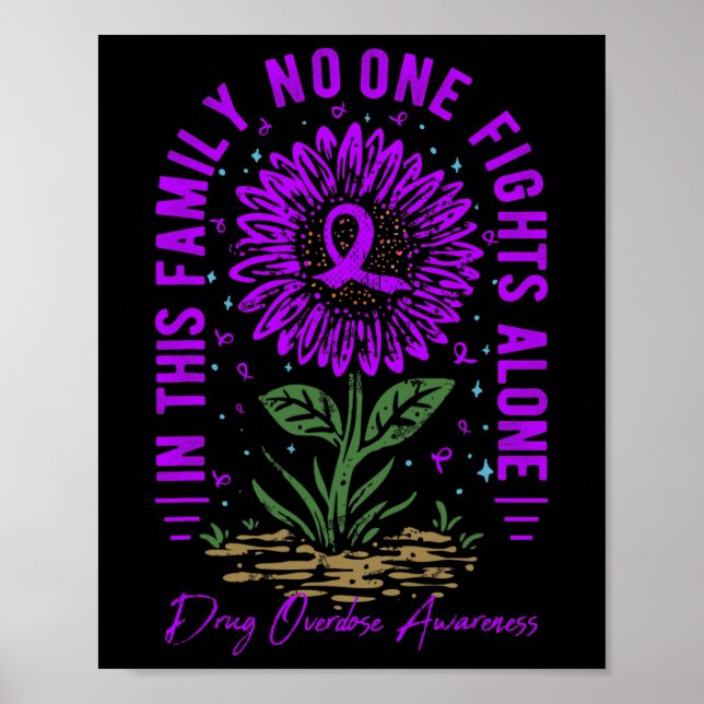Affiche Cette sensibilisation à l'overdose de drogue famil (Devant)