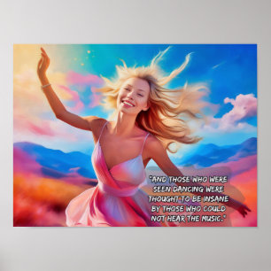 Affiche Ceux qui ont vu danser - citation musicale