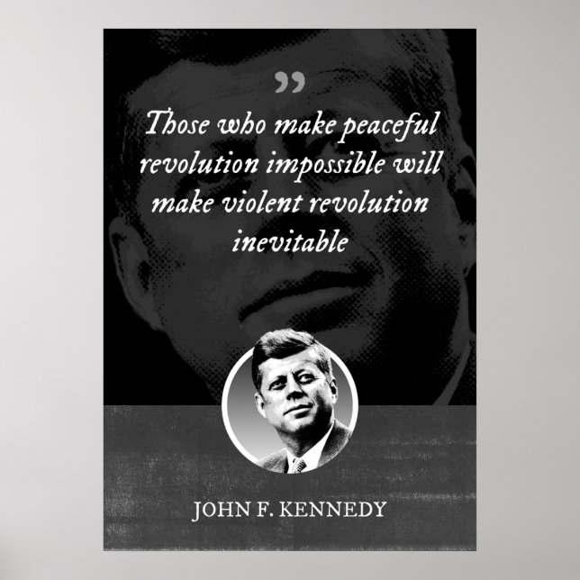 Affiche Ceux qui rendent impossible une révolution pacifiq (Devant)