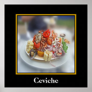 Affiche Ceviche péruvien