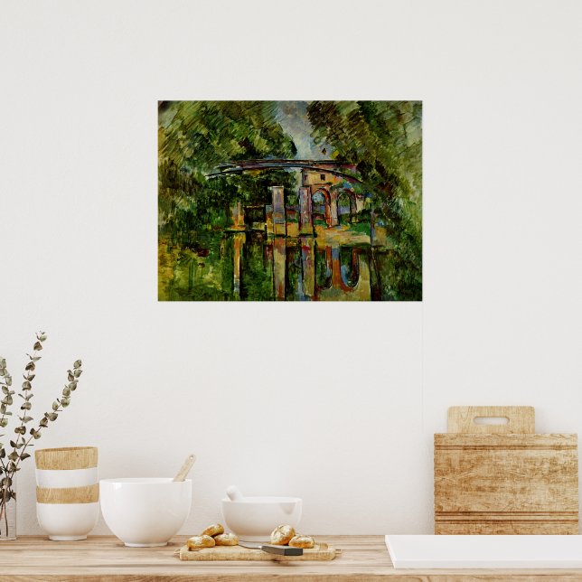 Affiche Cezanne - Aqueduct et Lock, (Cuisine)
