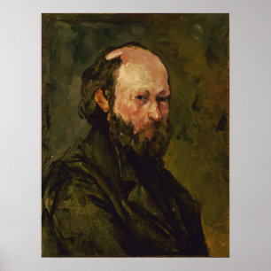 Affiche Cézanne - Autoportrait
