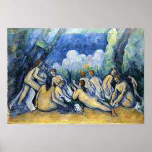 Affiche Cézanne - Bathers