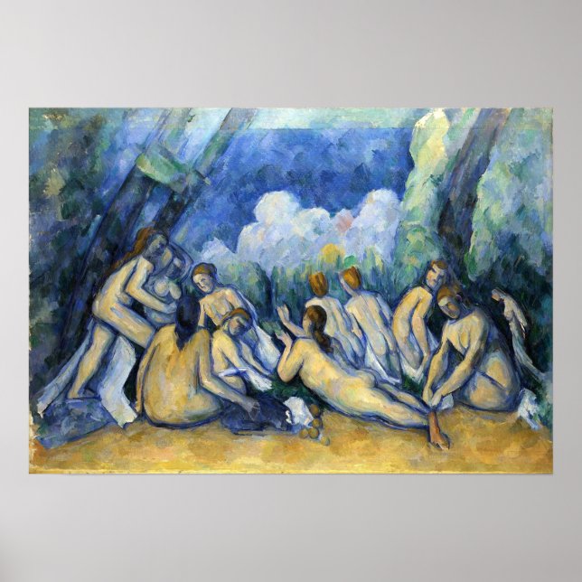 Affiche Cézanne - Bathers (Devant)