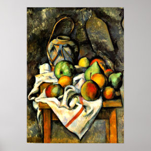 Affiche Cezanne - Ginger Jar et Fruit