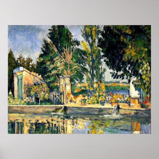 Affiche Cezanne - Jas de Bouffan, (Devant)
