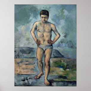 Affiche Cézanne - La Grande Baigneuse