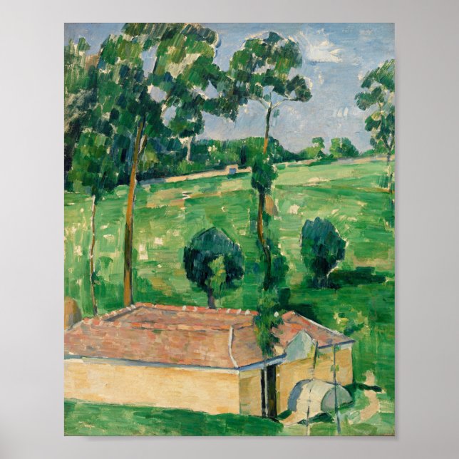 Affiche Cezanne - La Maison du Printemps (Devant)