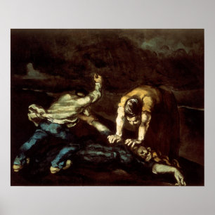 Affiche Cézanne - Le meurtre