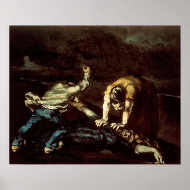 Affiche Cézanne - Le meurtre (Devant)