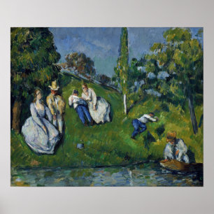 Affiche Cézanne - L'étang