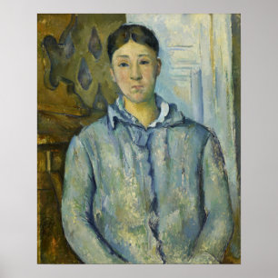 Affiche Cézanne - Madame Cézanne En Bleu