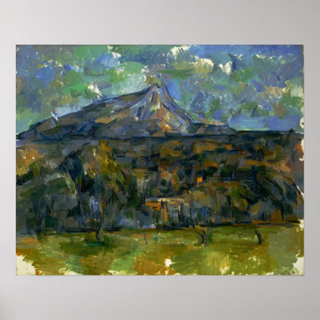 Affiche Cézanne - Mont Sainte-Victoire (Devant)