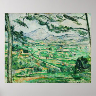 Affiche Cézanne - Mont Sainte-Victoire