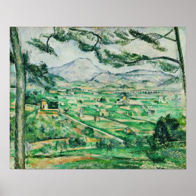 Affiche Cézanne - Mont Sainte-Victoire (Devant)