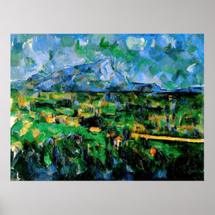 Affiche Cezanne - Mont Sainte Victoire