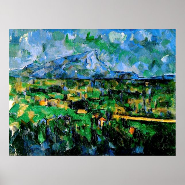 Affiche Cezanne - Mont Sainte Victoire (Devant)