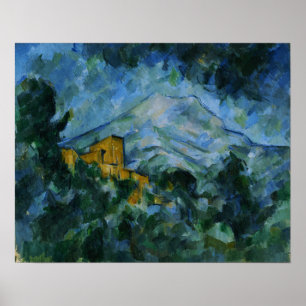 Affiche Cézanne - Mont Sainte-Victoire Et Château Noir