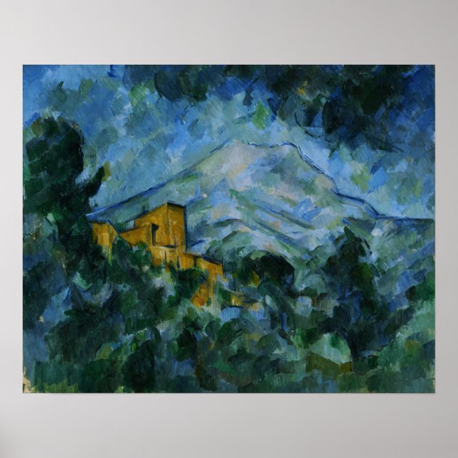 Affiche Cézanne - Mont Sainte-Victoire Et Château Noir (Devant)