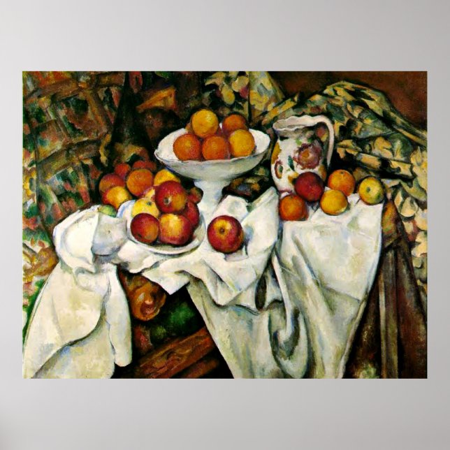 Affiche Cezanne - Pommes et Oranges (Devant)