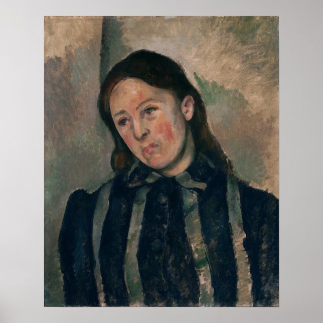 Affiche Cézanne - Portrait De Madame Cézanne (Devant)