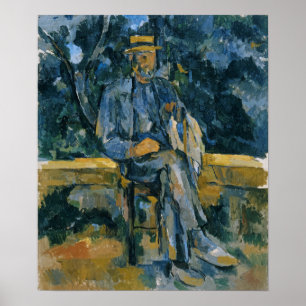 Affiche Cézanne - Portrait de Paysan