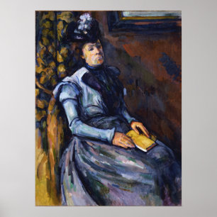 Affiche Cézanne - Seated Woman In Blue