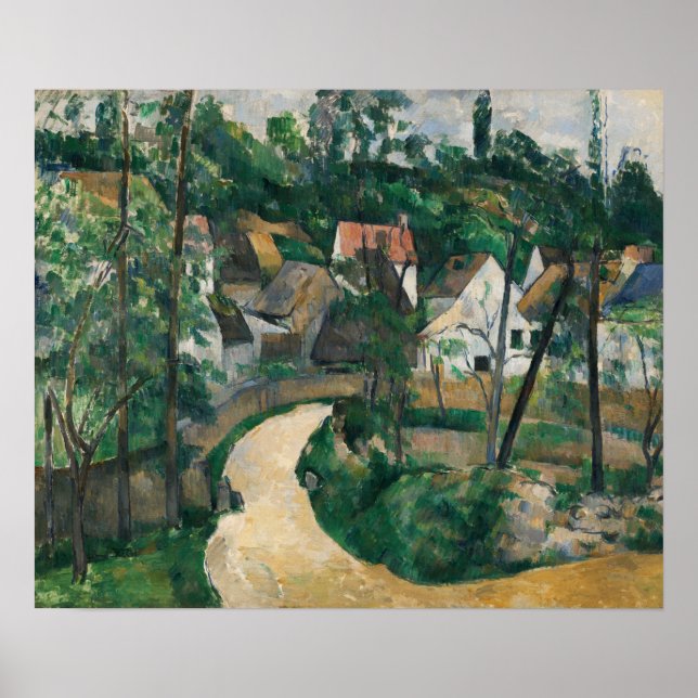 Affiche Cézanne - Tournant de route (Devant)