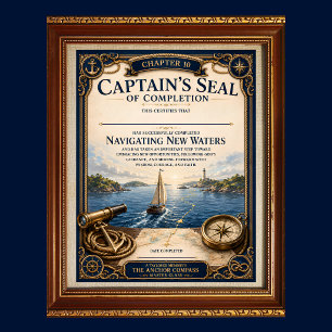 Affiche ch10 Naviguer dans de nouvelles eaux Certificat du