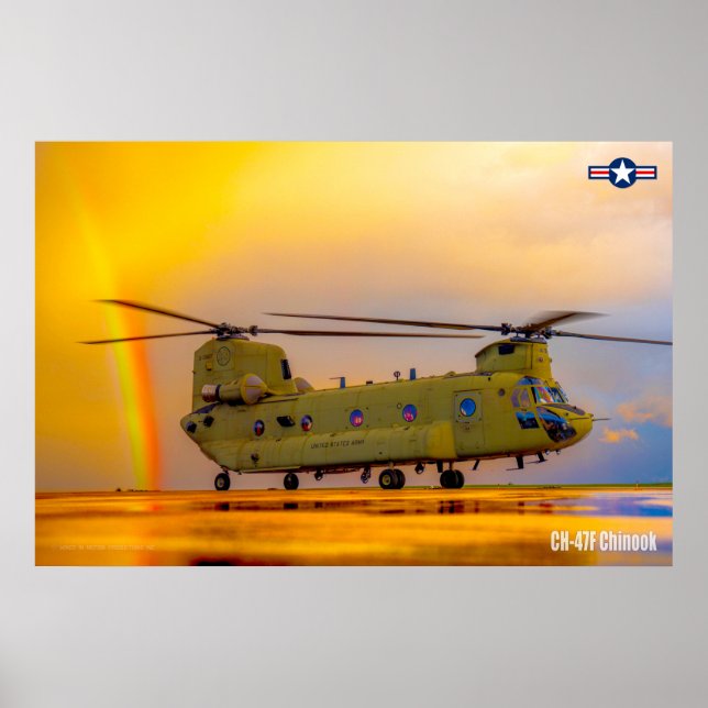 AFFICHE CH-47F CHINOOK (Devant)