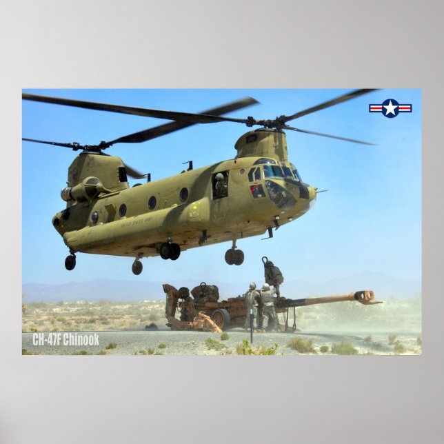 AFFICHE CH-47F CHINOOK (Devant)