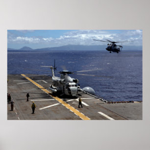 Affiche CH-53D A Stallion de mer