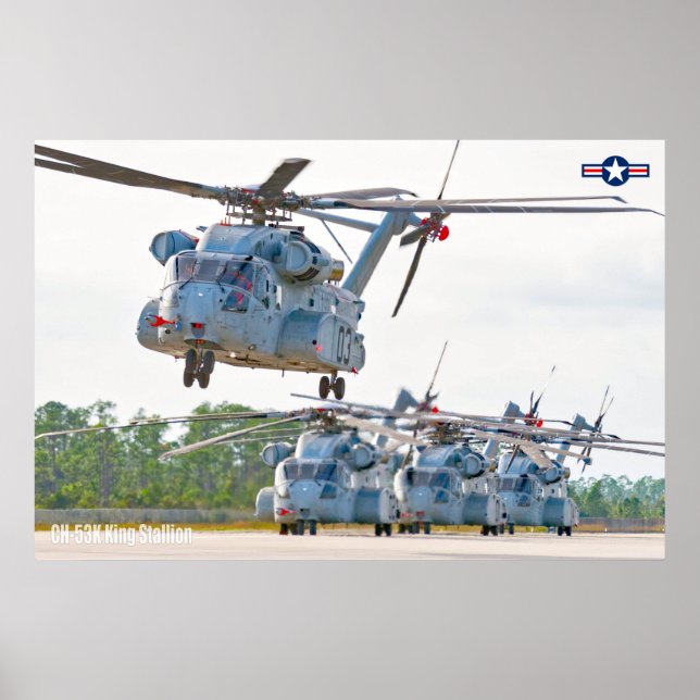 AFFICHE CH-53K KING STALLION (Devant)