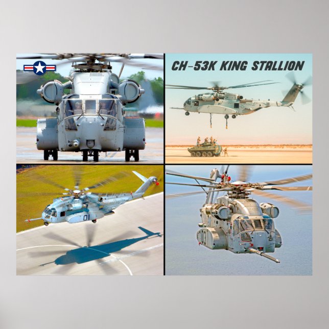 AFFICHE CH-53K KING STALLION (Devant)