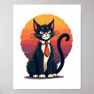 Affiche Ch Ch Ch Ch Meow Meow Costume Halloween effrayant 