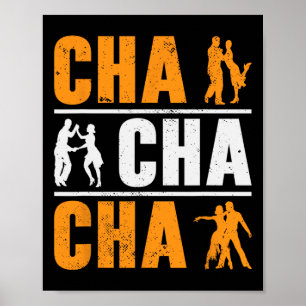 Affiche Cha Cha Cha Danse Danse Cubaine