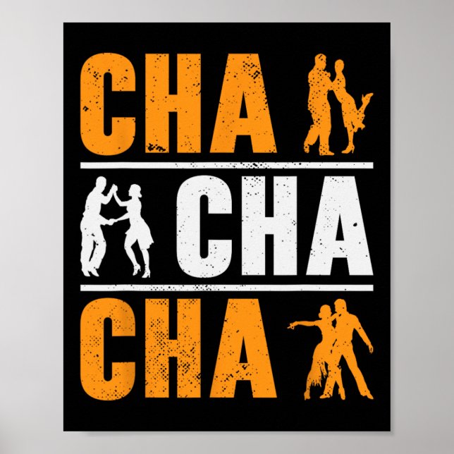 Affiche Cha Cha Cha Danse Danse Cubaine (Devant)
