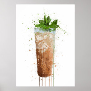 Affiche Chai Latte glacé