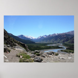 Affiche Chaîne des Andes, Patagonia