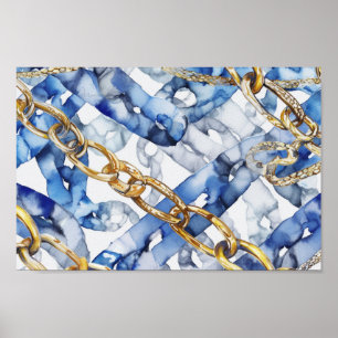 Affiche Chaînes d'or