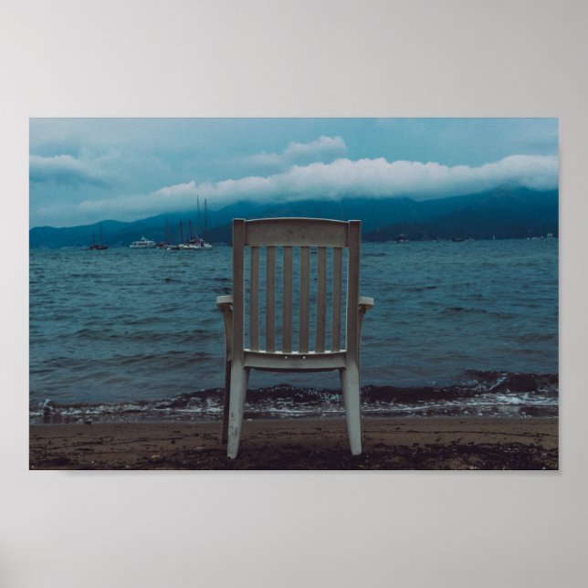 Affiche Chaise blanche (Devant)