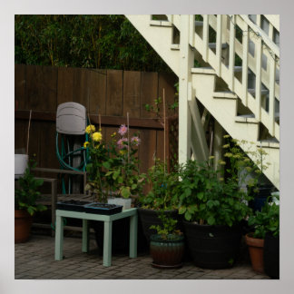 Affiche Chaise de jardin